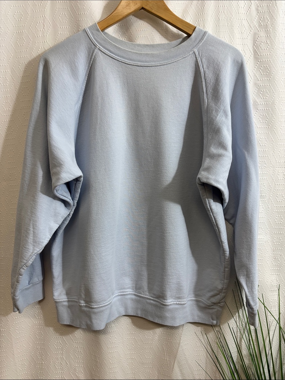 NA Nin raglan sweatshirt light blue